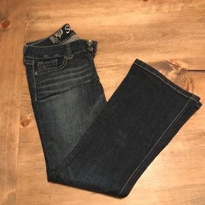Refuge scarlet flare jeans